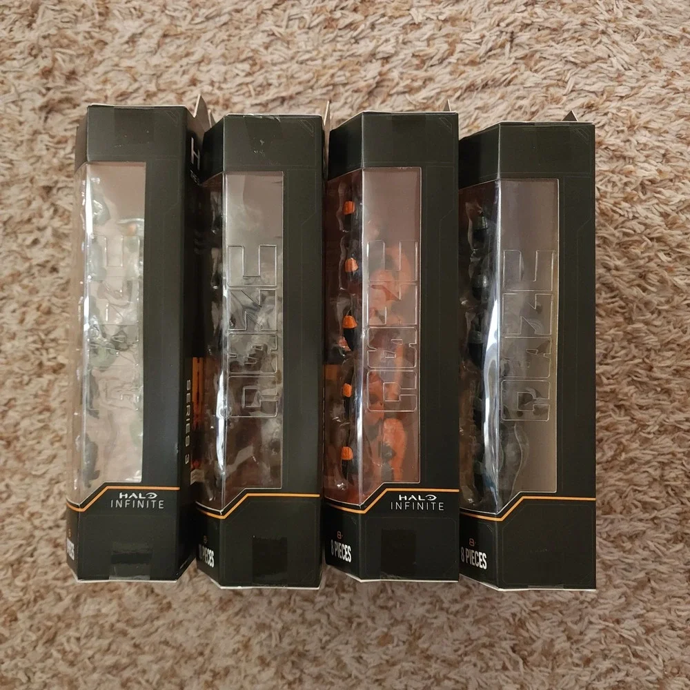 Halo Series 3 Master Chief Spartan Palmer Noble Six Spartan MK V Lot‎ of 4